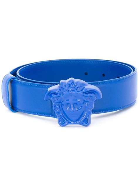 baby blue versace belt|Versace v belt.